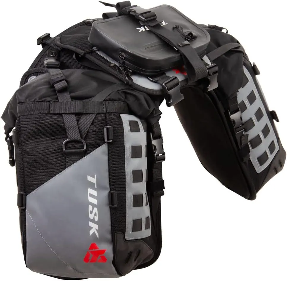 TUSK Highland X2 Rackless Luggage System Base System Standard Heat Shield Black/Grey