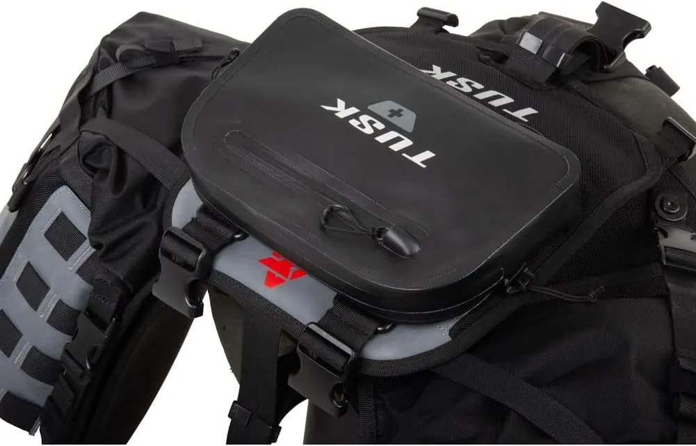 TUSK Highland X2 Rackless Luggage System Base System Standard Heat Shield Black/Grey