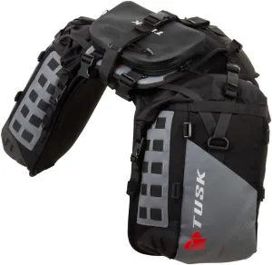 TUSK Highland X2 Rackless Luggage System Base System Standard Heat Shield Black/Grey