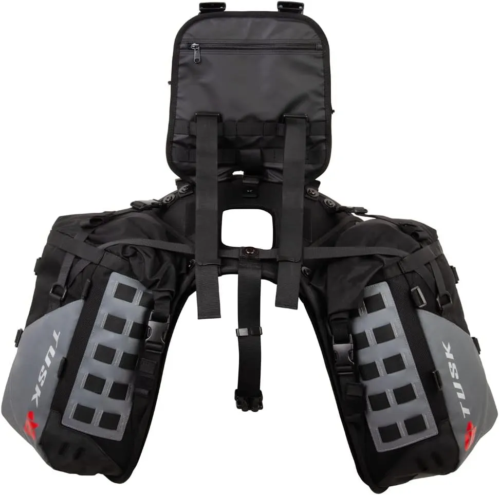 TUSK Highland X2 Rackless Luggage System Base System Standard Heat Shield Black/Grey