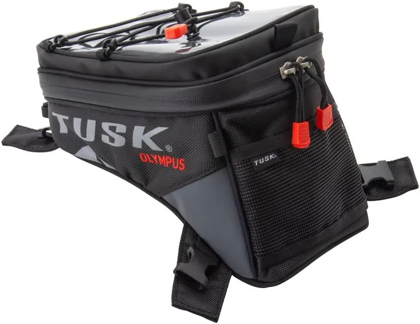 Tusk Olympus Tank Bag Small Black/Grey For TRIUMPH Tiger 800 XRT 2016-2020