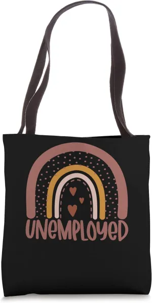 Unemployed Bohemian Rainbow For Unemployment Jobless Persons Tote Bag