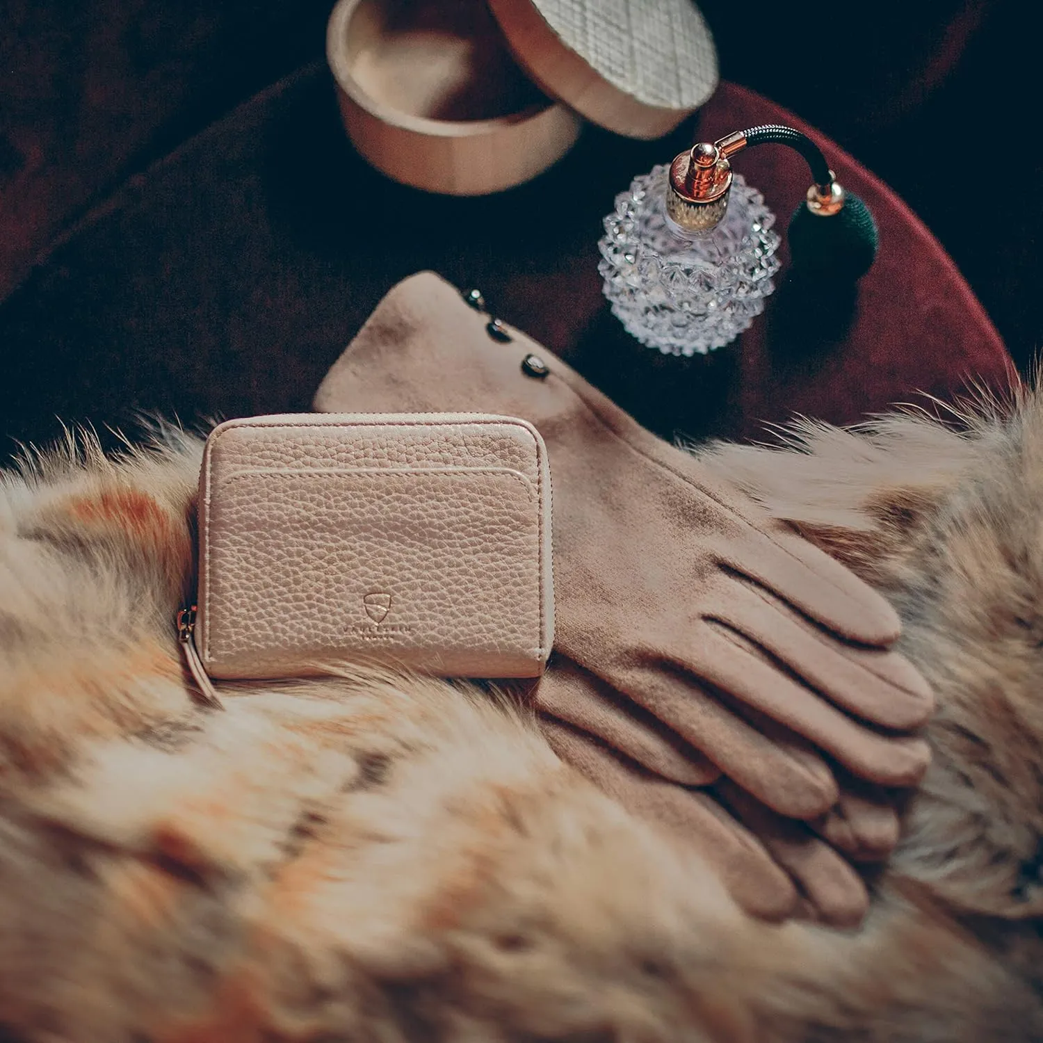 Vaultskin Small Wallet for Women, Leather Card Holder with RFID Blocking with Zipper Coin Pocket, Cash Pocket - Minimalist Wallet Women Slim Design for Everyday Use