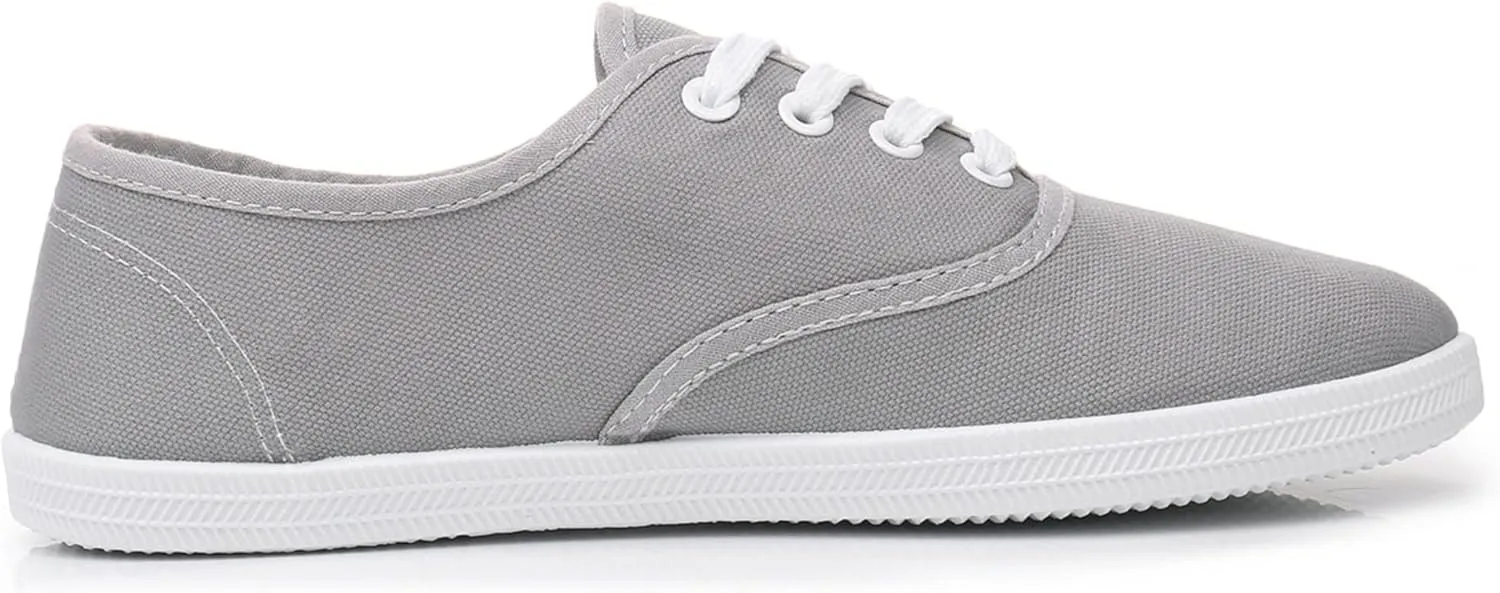 VenusCelia Women's Rainbow Lace Up Sneaker Shoes