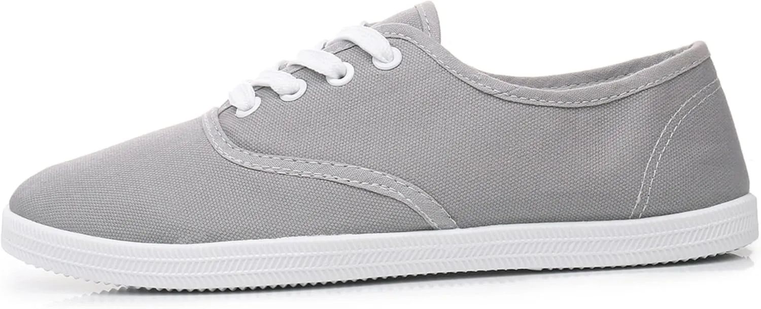 VenusCelia Women's Rainbow Lace Up Sneaker Shoes