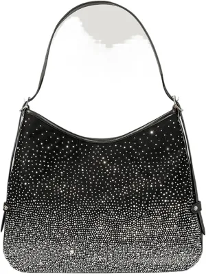 Vintage Diamond Tote Bag for Women Handbags Rhinestone Shoulder Bags Large Capacity Shopper Purses For Walks