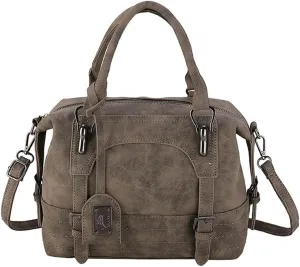 Vintage Handbags Tote Bags for Women Roomy Vegan Leather Shoulder Crossbody Purses Top-handle Ladies Travel Satchel
