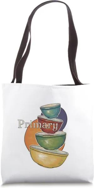 Vintage Pride Primary Color Bowls Tote Bag
