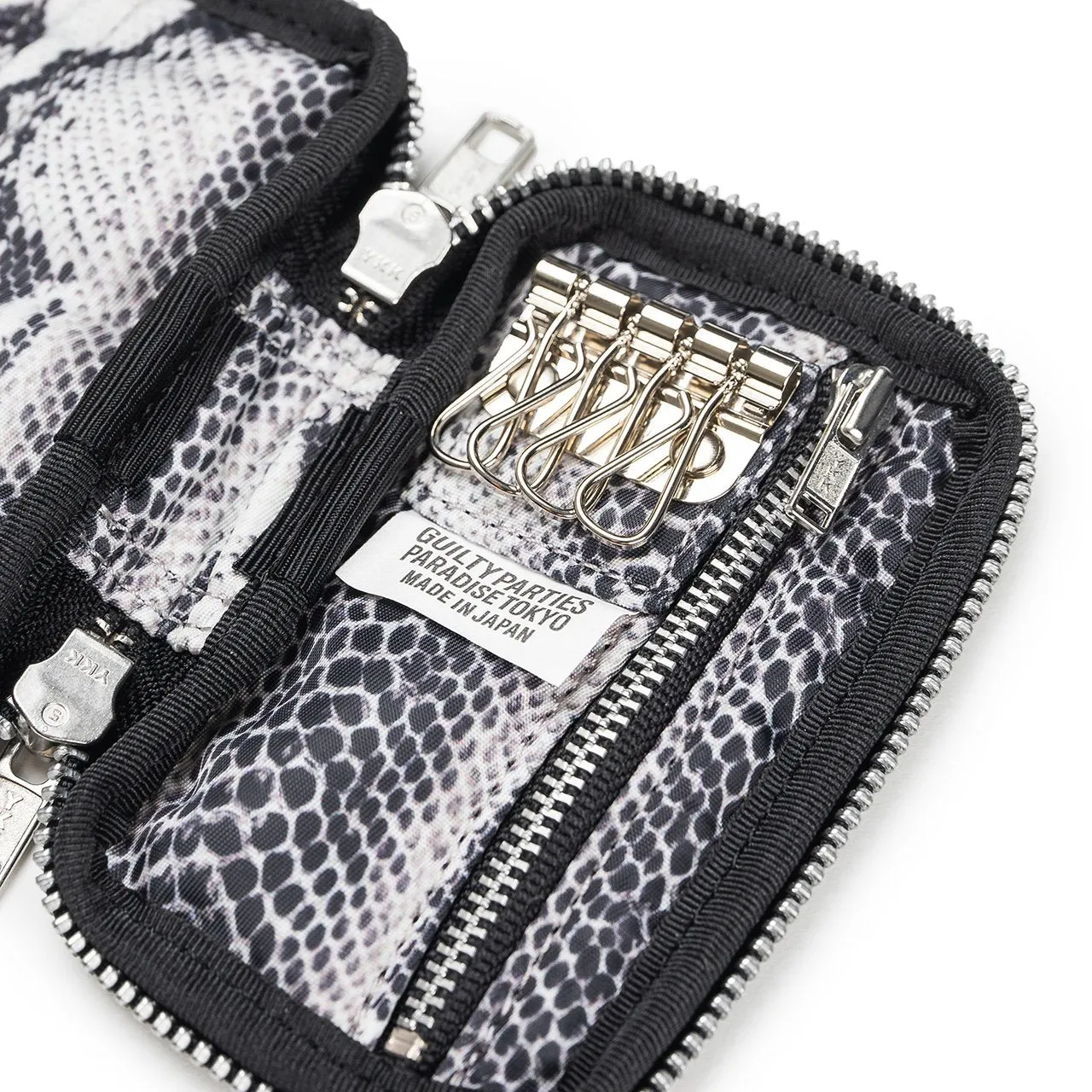 wacko maria x porter by yoshida key coin case (type-1) (white)