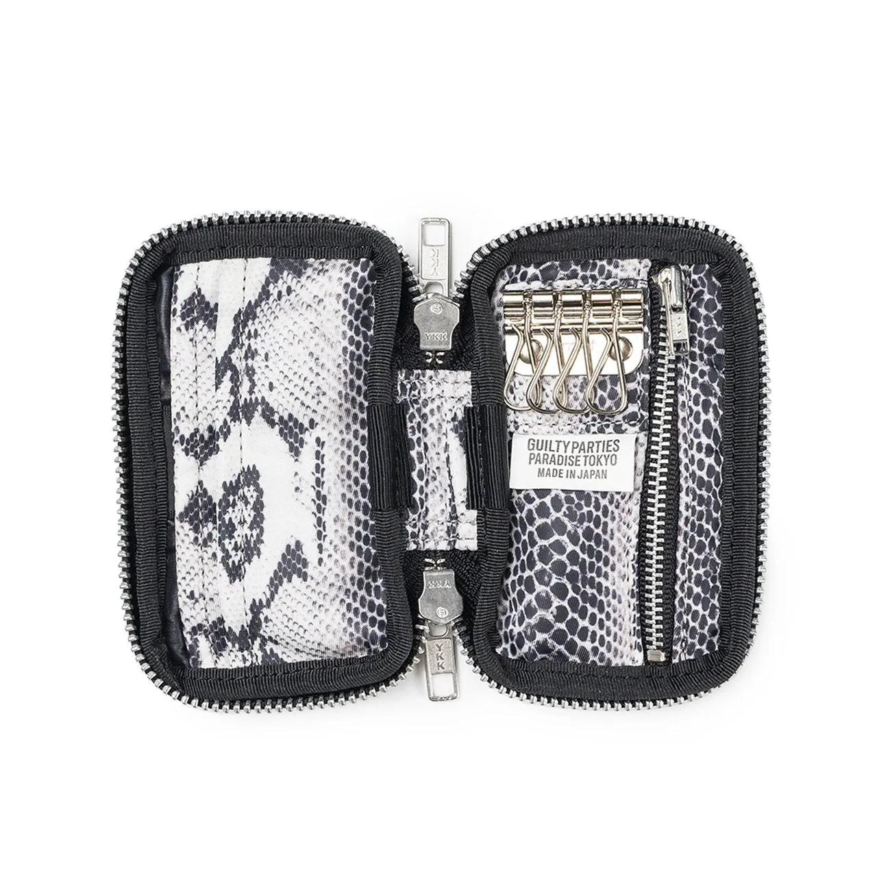 wacko maria x porter by yoshida key coin case (type-1) (white)