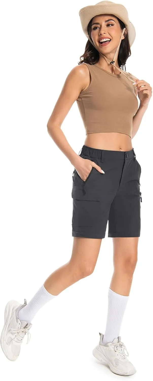 Wespornow Women's-Hiking-Pants Convertible-Zip-Off-Quick-Dry-Pants for Cargo, Camping, Travel, Outdoor, Fishing, Safari
