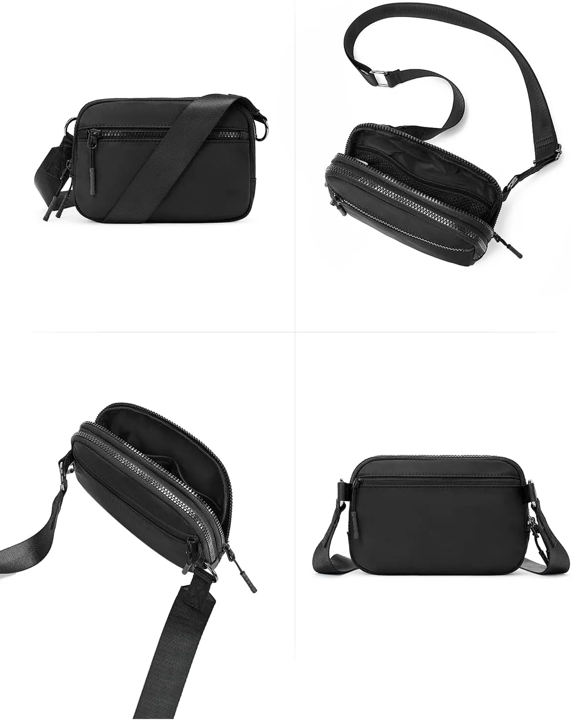 WESTBRONCO Small Crossbody Bags for Women Nylon with Adjustable Strap, Mini Crossbody Purse, Shoulder Bag Traveling Workout