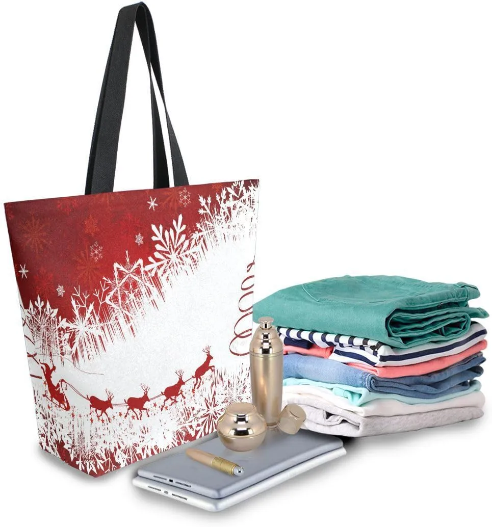 Woman Tote Bag Rainbow Fist Pride Shoulder Handbag for Work Travel Business Beach Shopping