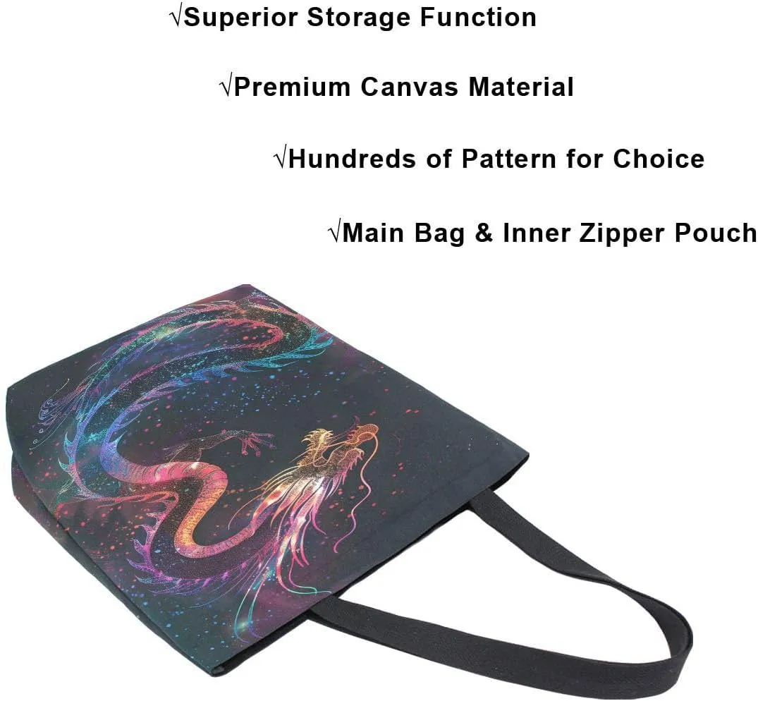 Woman Tote Bag Rainbow Fist Pride Shoulder Handbag for Work Travel Business Beach Shopping