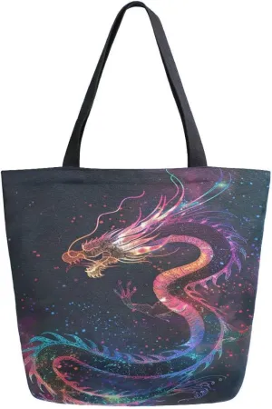 Woman Tote Bag Rainbow Fist Pride Shoulder Handbag for Work Travel Business Beach Shopping