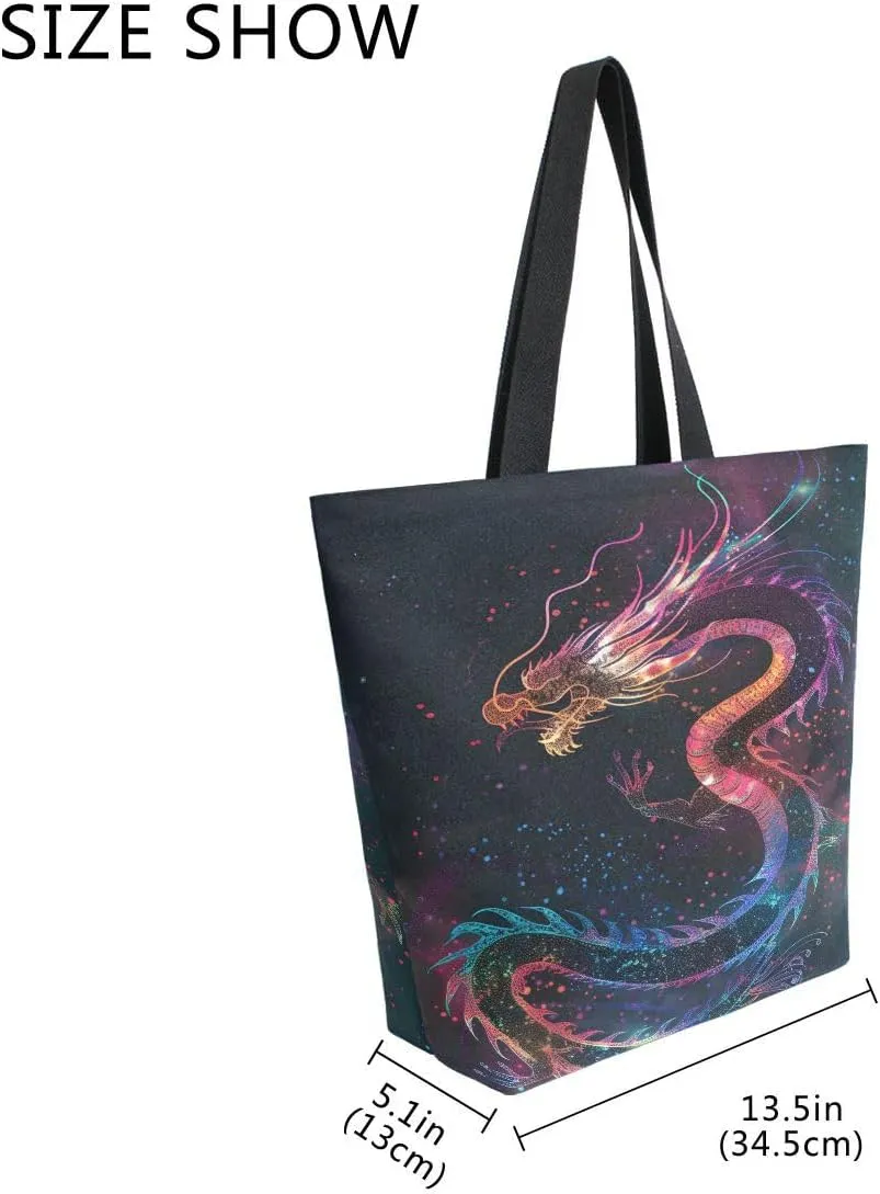 Woman Tote Bag Rainbow Fist Pride Shoulder Handbag for Work Travel Business Beach Shopping