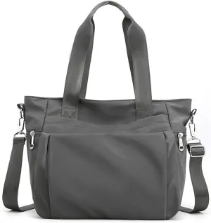 Women Nylon Tote Bag Water resistant Multi-function Shoulder Handbag Light Travel Messenger Bags
