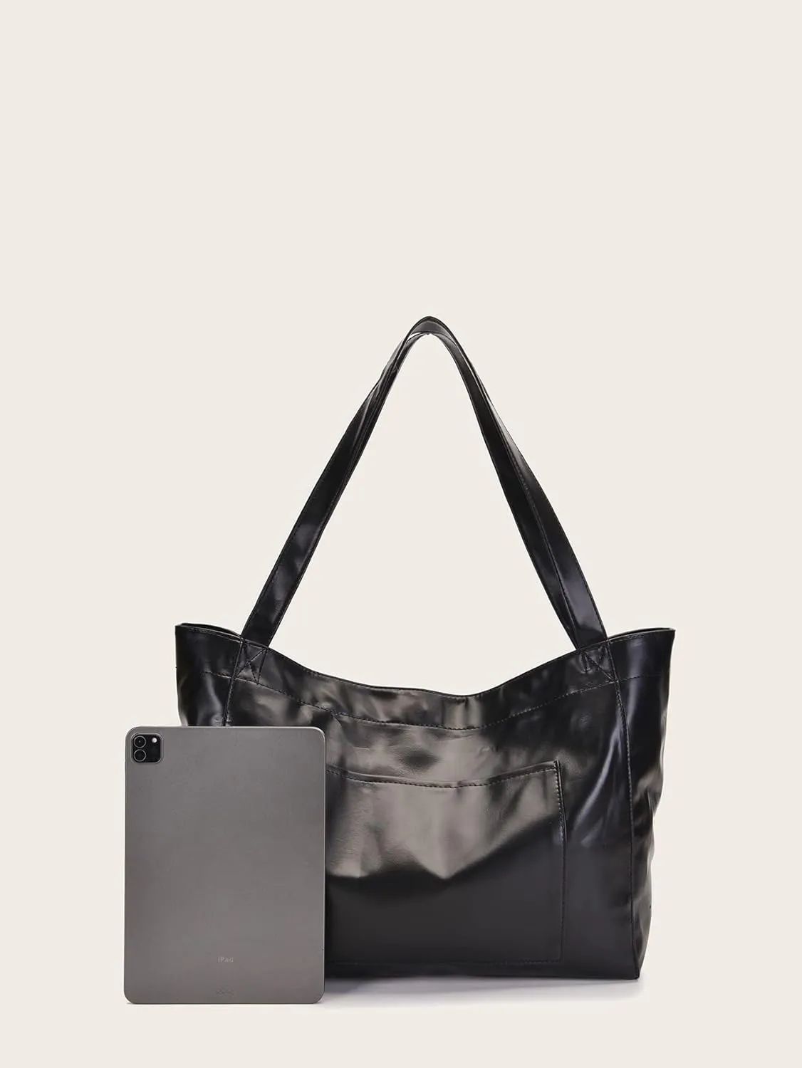 Women Oversize Tote Bags PU Leather Handbag Travel Purse Large Capacity Shoulder Purses Weekender Bag Shopper Handbag