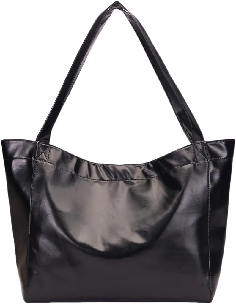 Women Oversize Tote Bags PU Leather Handbag Travel Purse Large Capacity Shoulder Purses Weekender Bag Shopper Handbag