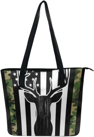 Women's Fashion Tote Bag, Large Capacity Lightweight Handbag, Shopping Bags with Compartment