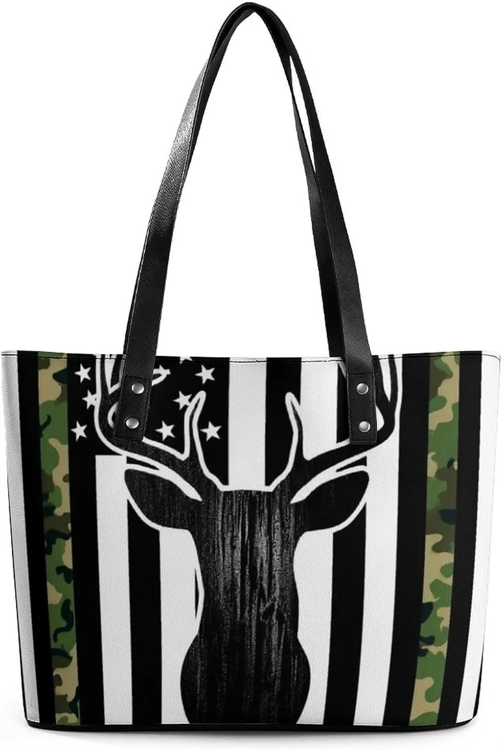 Women's Fashion Tote Bag, Large Capacity Lightweight Handbag, Shopping Bags with Compartment
