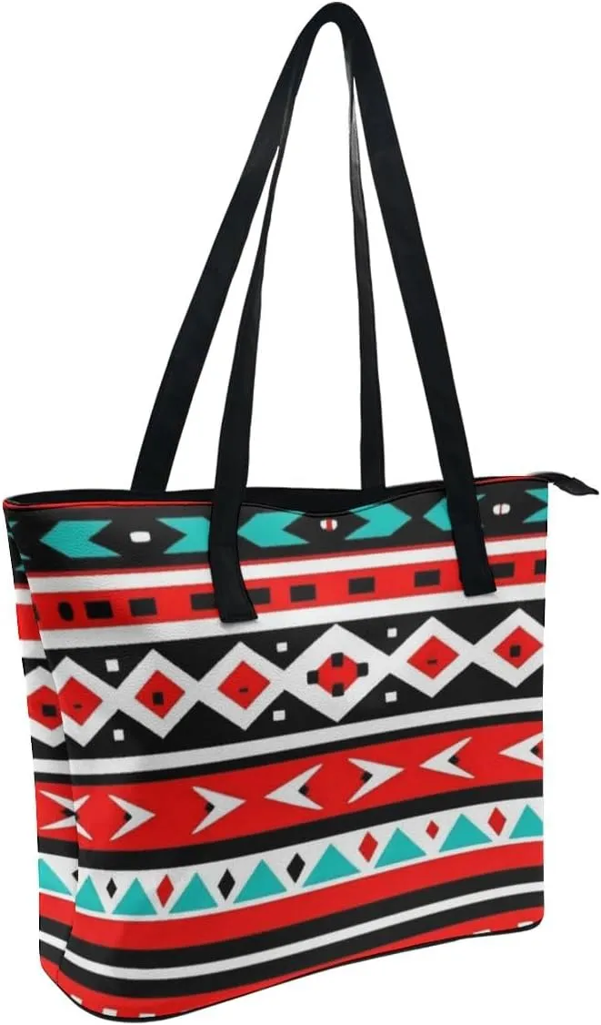 Women's Fashion Tote Bag, Large Capacity Lightweight Handbag, Shopping Bags with Compartment