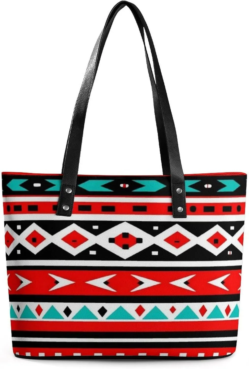 Women's Fashion Tote Bag, Large Capacity Lightweight Handbag, Shopping Bags with Compartment