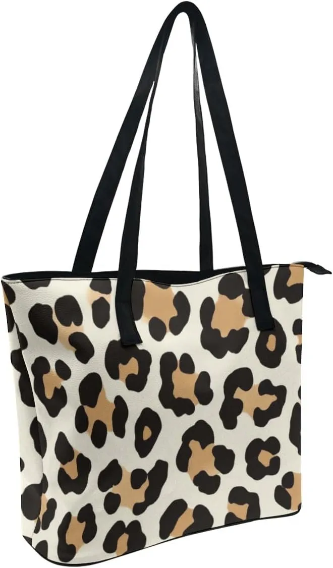 Women's Fashion Tote Bag, Large Capacity Lightweight Handbag, Shopping Bags with Compartment
