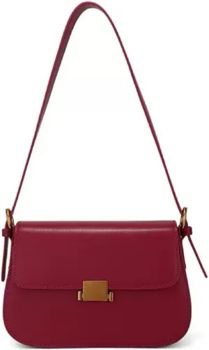 Women's genuine leather shoulder bag, crossbody hand-held small square bag handbag, genuine leather tofu wallet