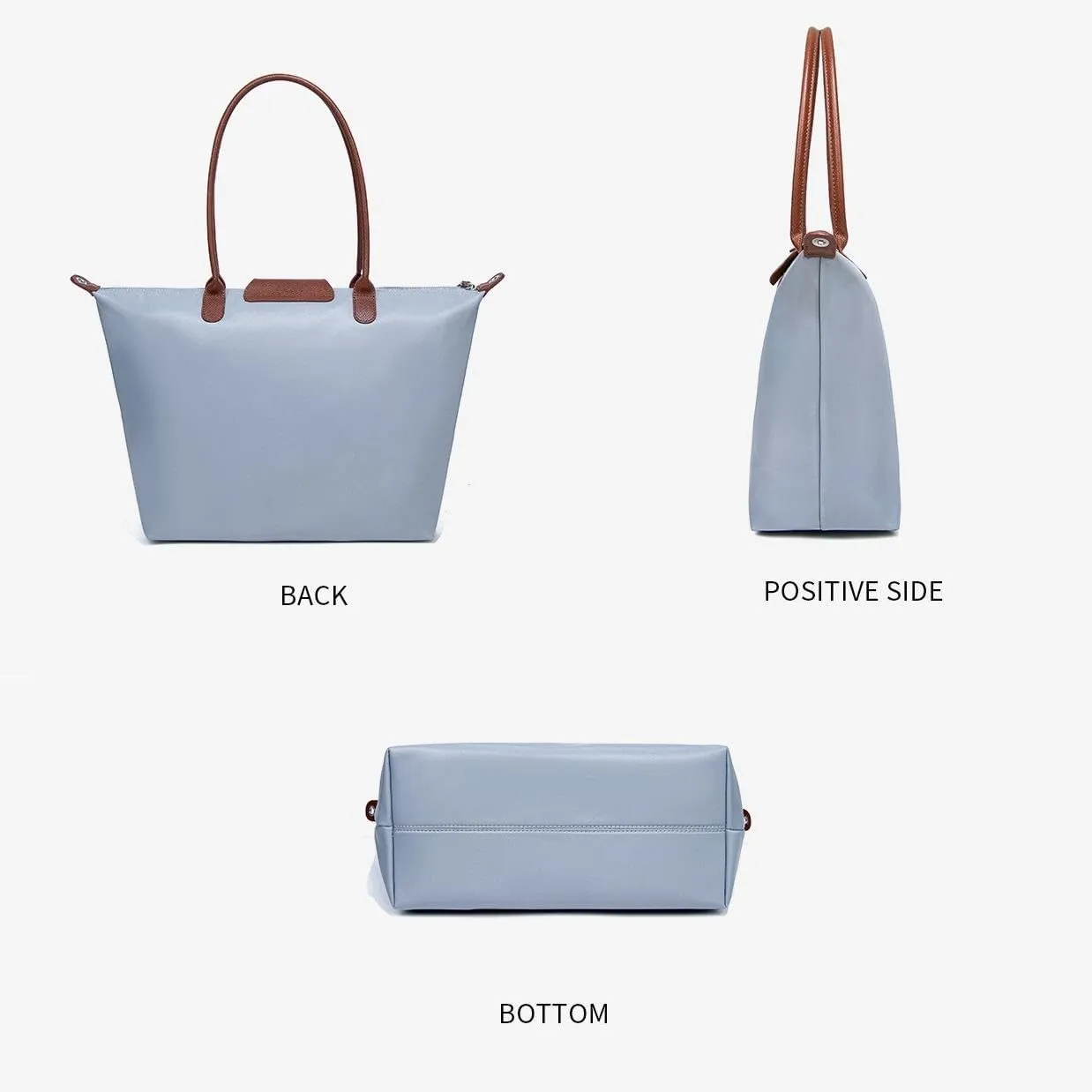 Women's Nylon Handbags Splash-Proof Tote Bags Commuter Shoulder Bag Everything Underarm Bag Purses